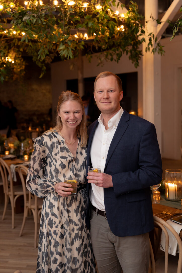Caroline Sanders Clements, G&G associate editor, and Sam Clements.