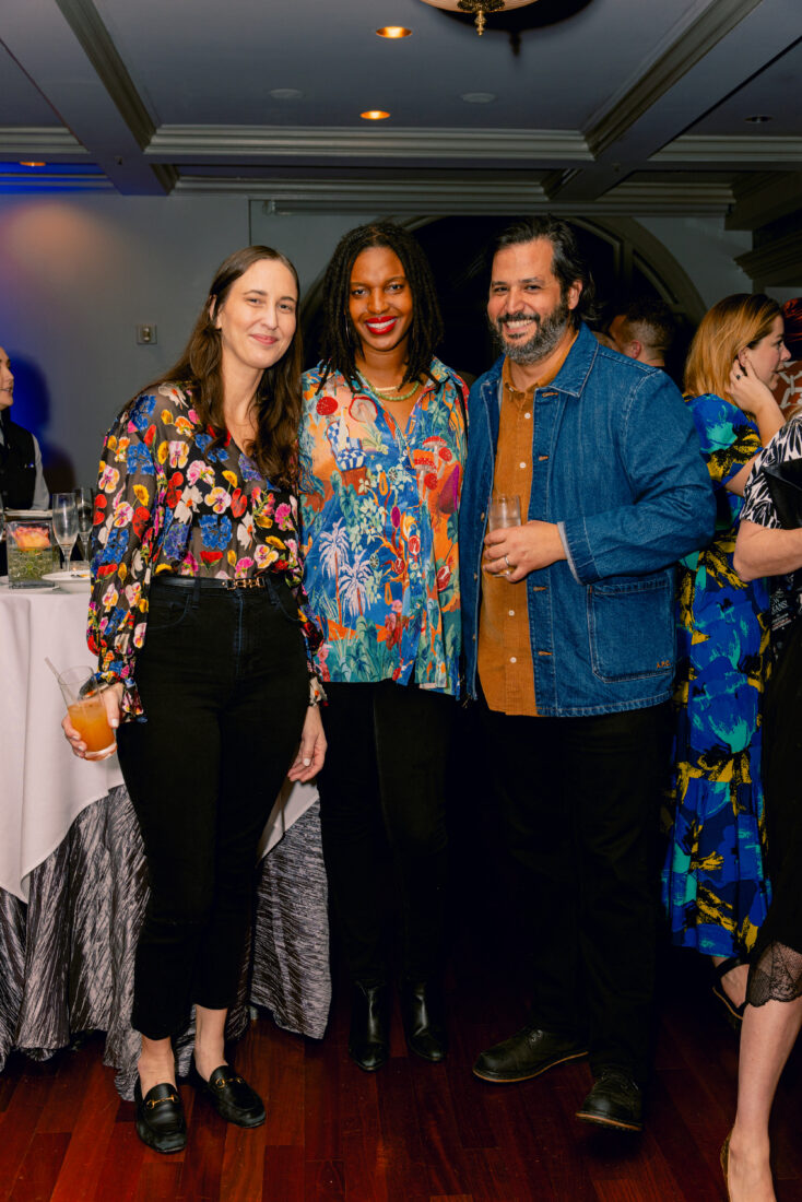 From left: Kristen Wolfel, Erika Flowers, and Alfredo Nogueira.