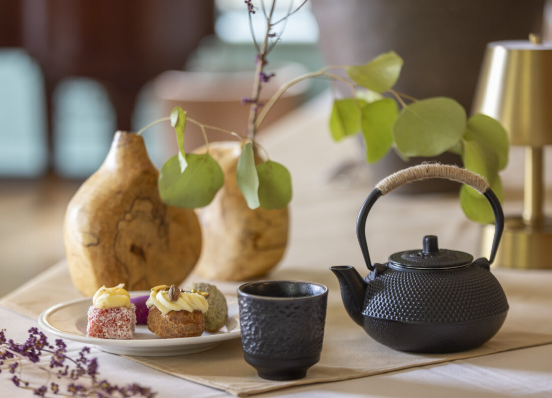 A table set for tea