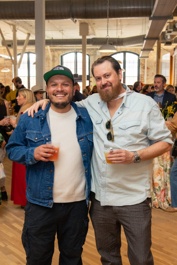 Chubby Fish’s chef de cuisine Carlos Paredes and chef James London.