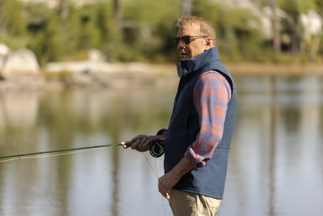 A man fishing