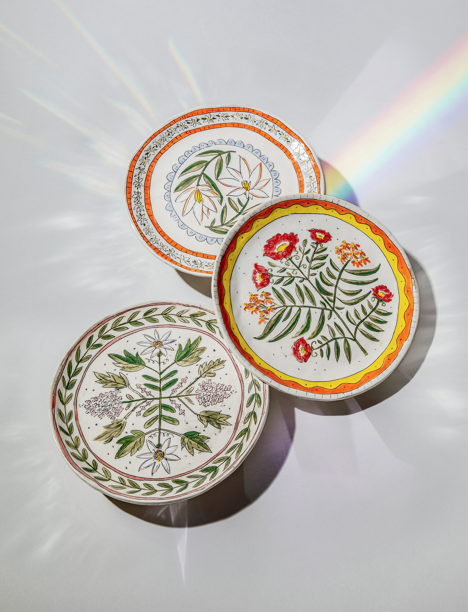 Colorful plates