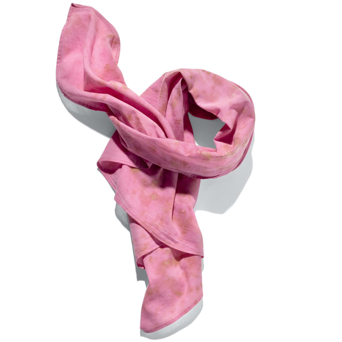 A pink scarf