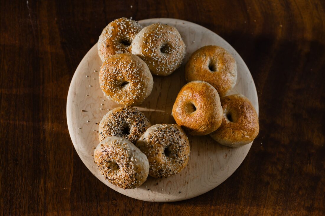 Assorted bagels