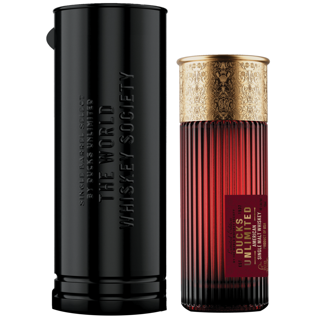 Whiskey in a shotgun shell-shaped container