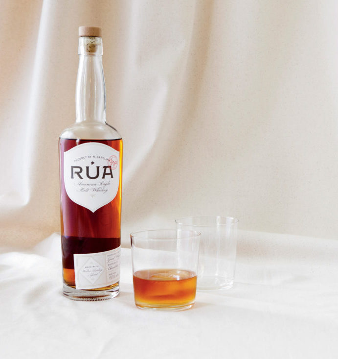 A bottle of whiskey