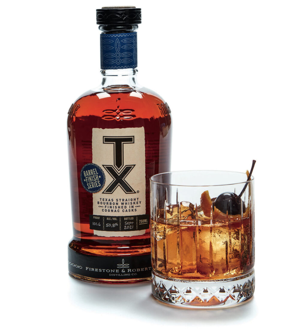 A bottle of bourbon