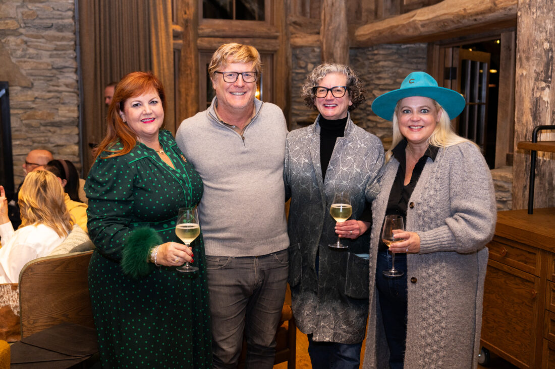 From left: Helen Hill, Explore Charleston CEO; David DiBenedetto, G&G editor-in-chief; Victoria Isley, Explore Asheville CEO; Catherine Dority, Explore Charleston vice president of marketing.