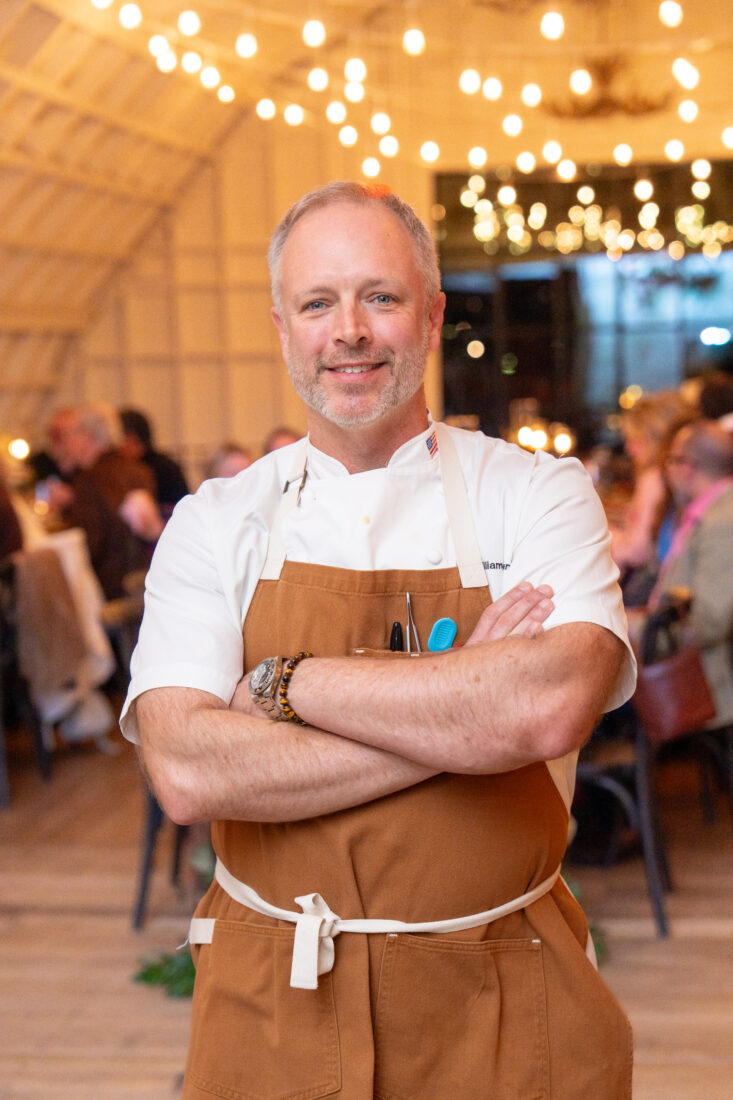 Chef William Dissen, renowned chef and owner of The Market Place restaurant in Asheville.