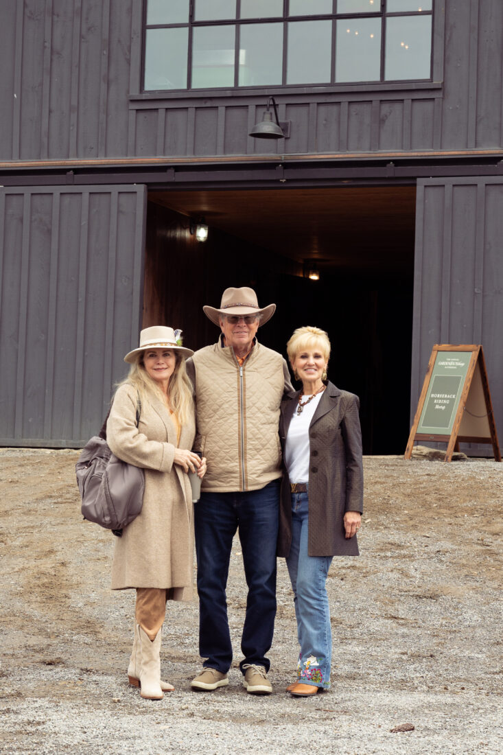 From left: Sheila Davis, Irv Kron, and Olivia Sharpton.