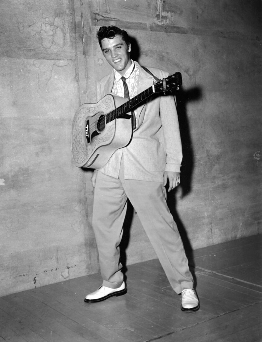 A man with a guitar
