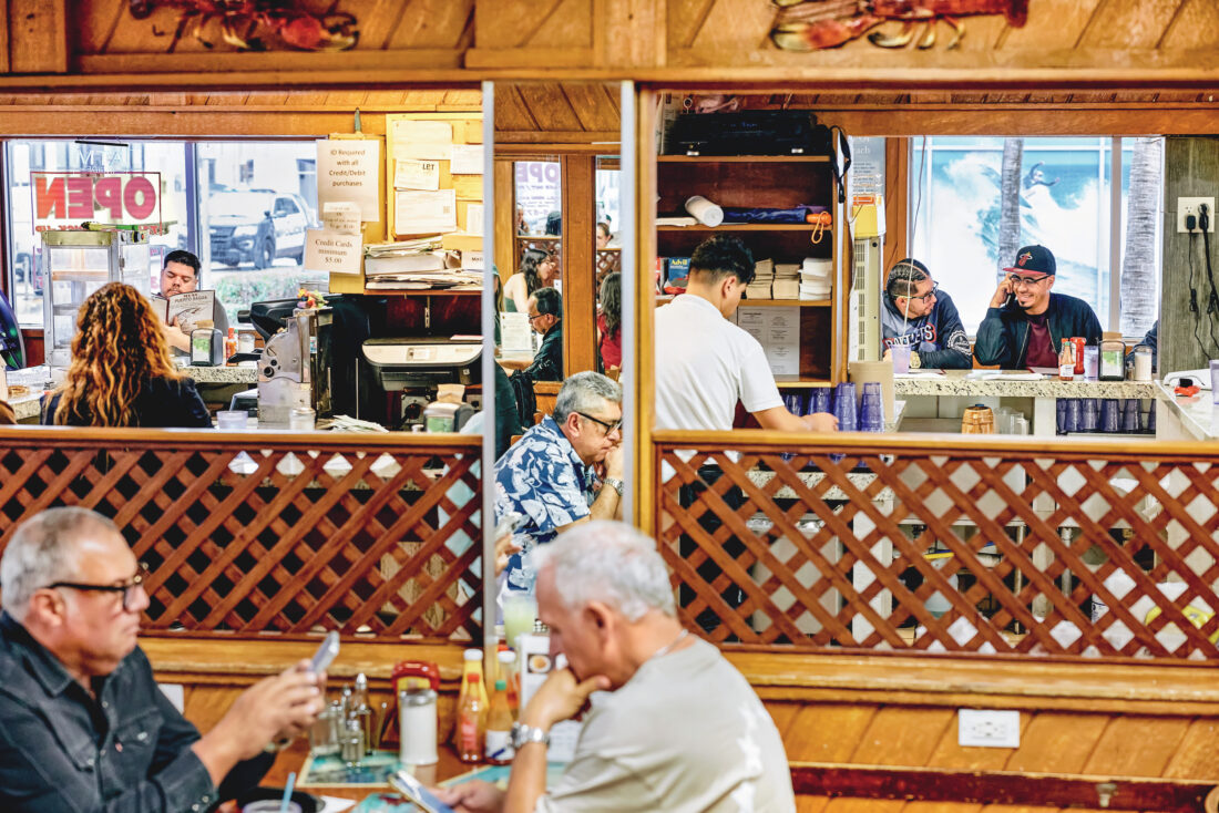 A cafe interior
