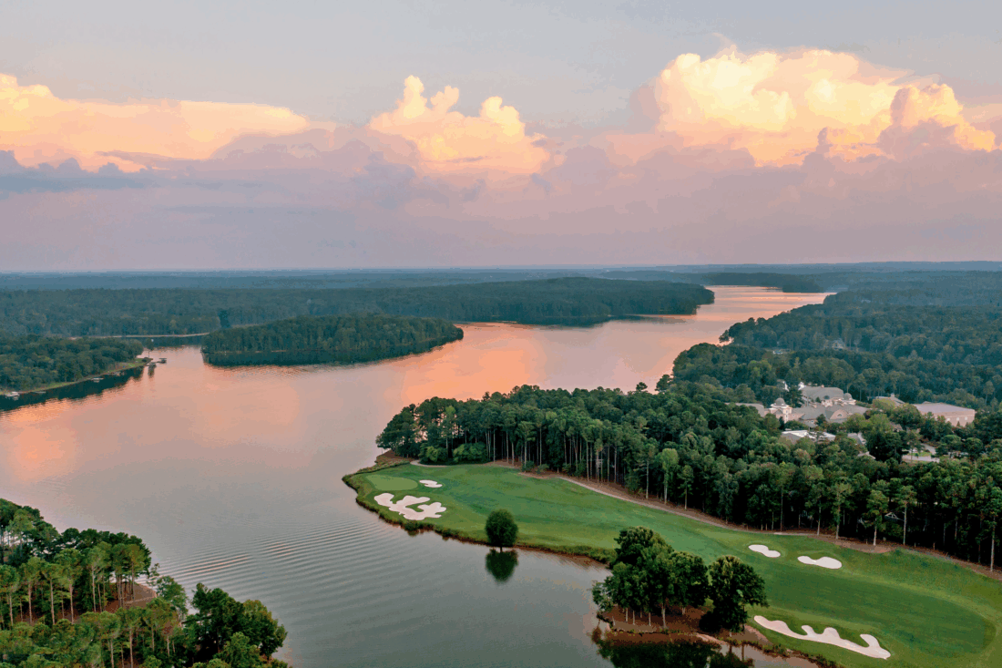 LAKE OCONEE, GEORGIA
Luxury meets waterfront serenity at Lake Oconee. Stay at The Ritz-Carlton Reynolds, Lake Oconee, where world-class spa treatments, fine dining, and five-star service set the tone for relaxation. Tee off on one of six championship golf courses designed by Jack Nicklaus and Tom Fazio, or wander through the charming streets of Greensboro, where antique shops hold Southern stories in every piece. Out on the lake, the day is yours— boating, fishing, and wakeboarding under the warm Georgia sun before settling in for a stunning sunset.
VisitLakeOconee.com
@VisitLakeOconeega
