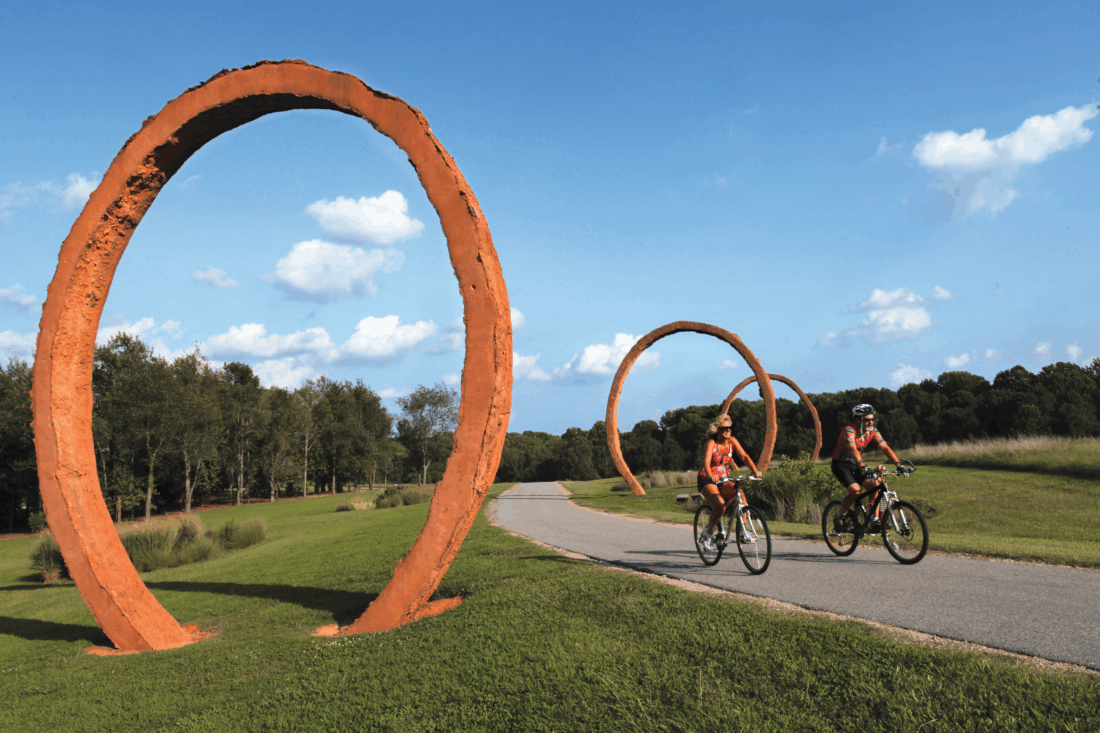 RALEIGH, NORTH CAROLINA
In Raleigh, North Carolina, fresh ideas fuel unforgettable experiences. From an award-winning culinary scene to world-class, free museums, this city is constantly evolving. Explore two hundred miles of greenways and ten thousand acres of parkland. Splash and play at Fantasy Lake Adventure Park, home to Tarzan swings, cliff jumps, and an inflatable water park. Find inspiration at thought-provoking art galleries, stroll through the largest museum park in the United States, and more.
visitRaleigh.com
@visitRaleigh