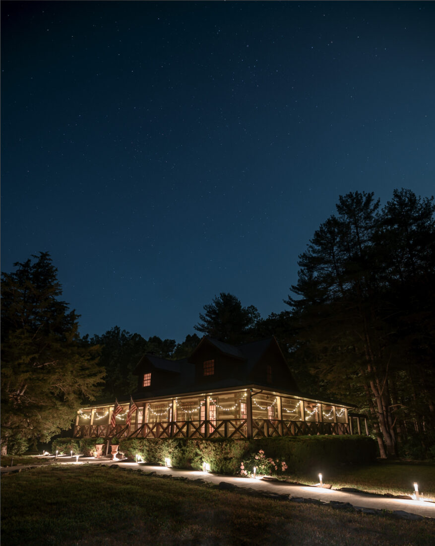 A log cabin