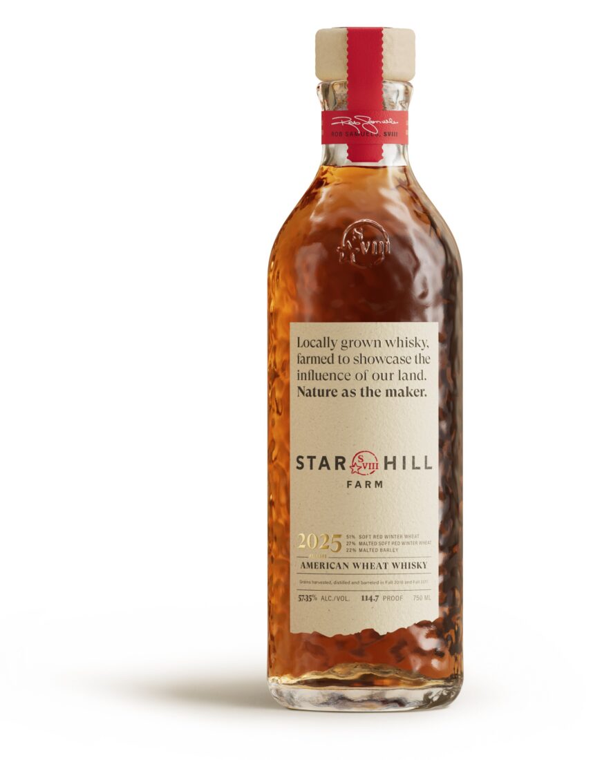 A bottle of whiskey