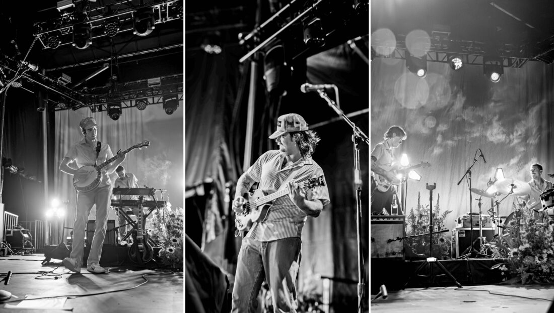 A band on stage