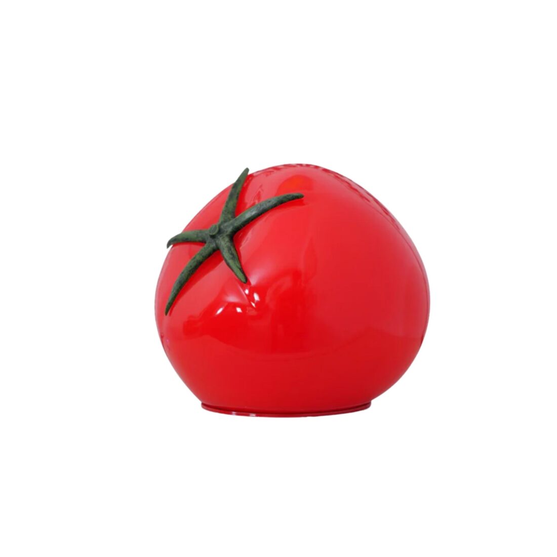 A round tomato lamp