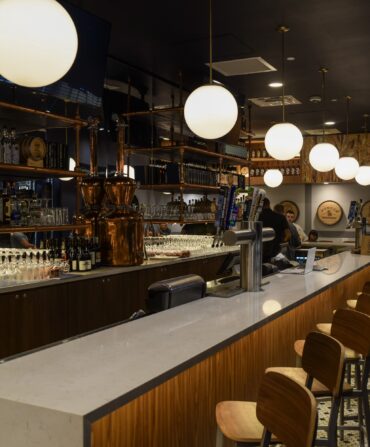 ASW distillery's Flights & Bites bar