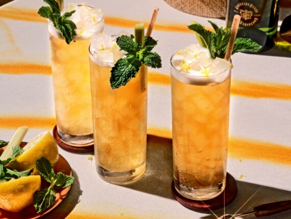 sherry cobbler cocktails