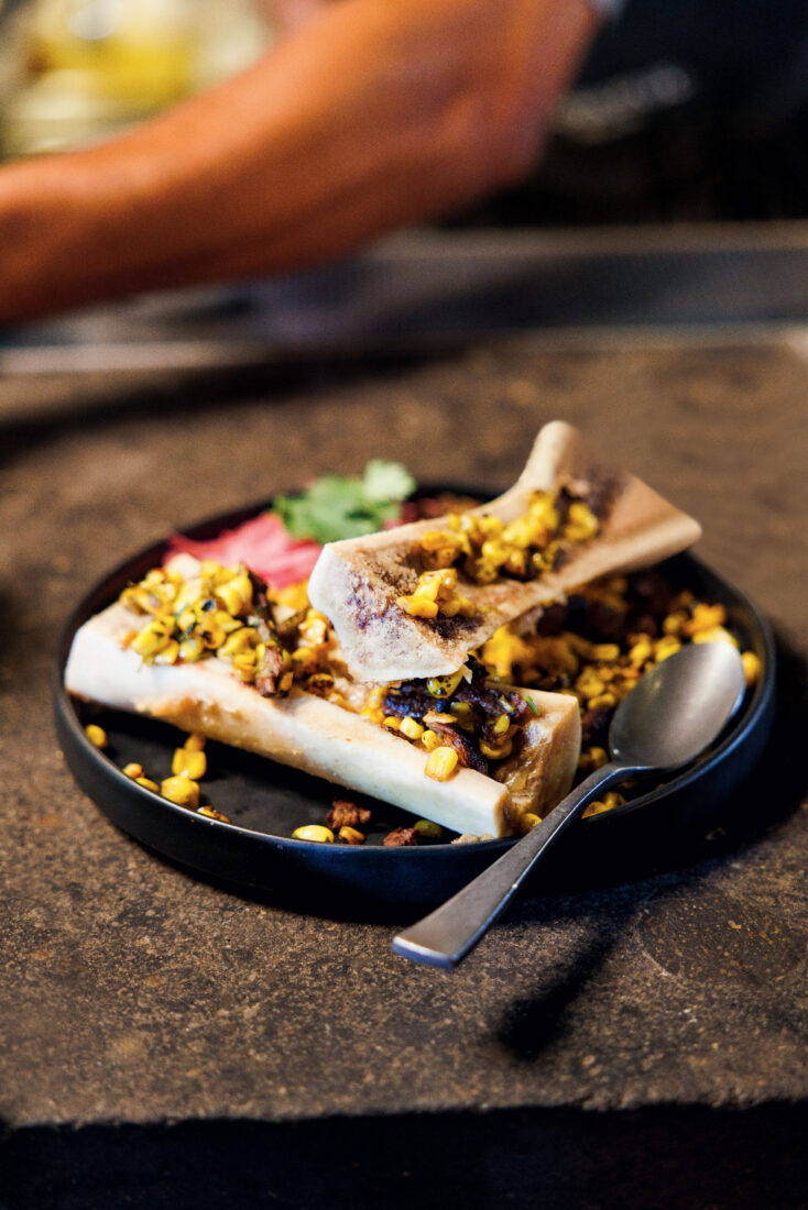 A plate of bone marrow
