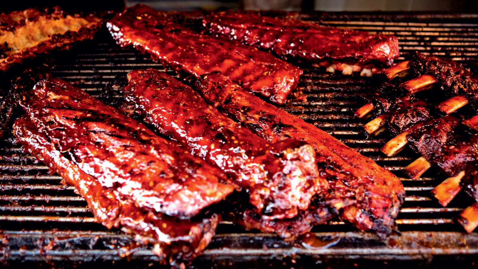 smoking meats on a grill
