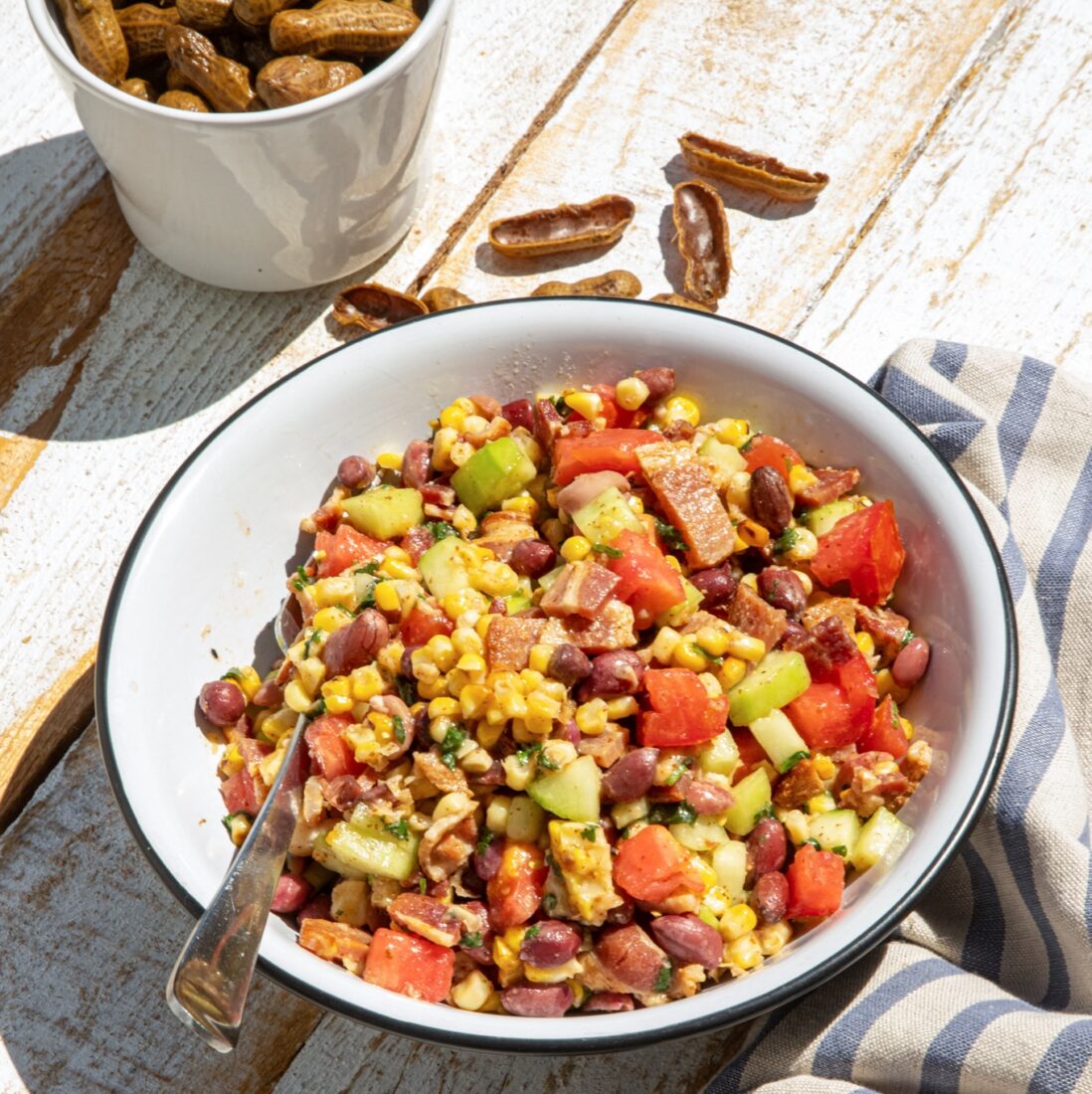boiled peanut salad