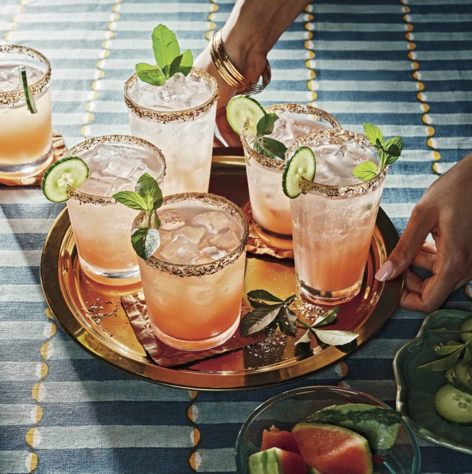 watermelon cucumber coolers