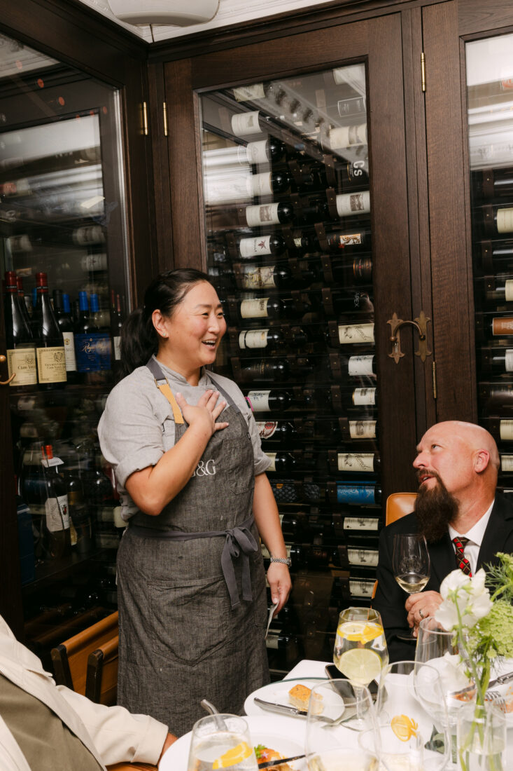 Chef Ann Kim introduces the meal and the inspiration behind the collaborative menu–a blend of global dishes with Southern culinary traditions.