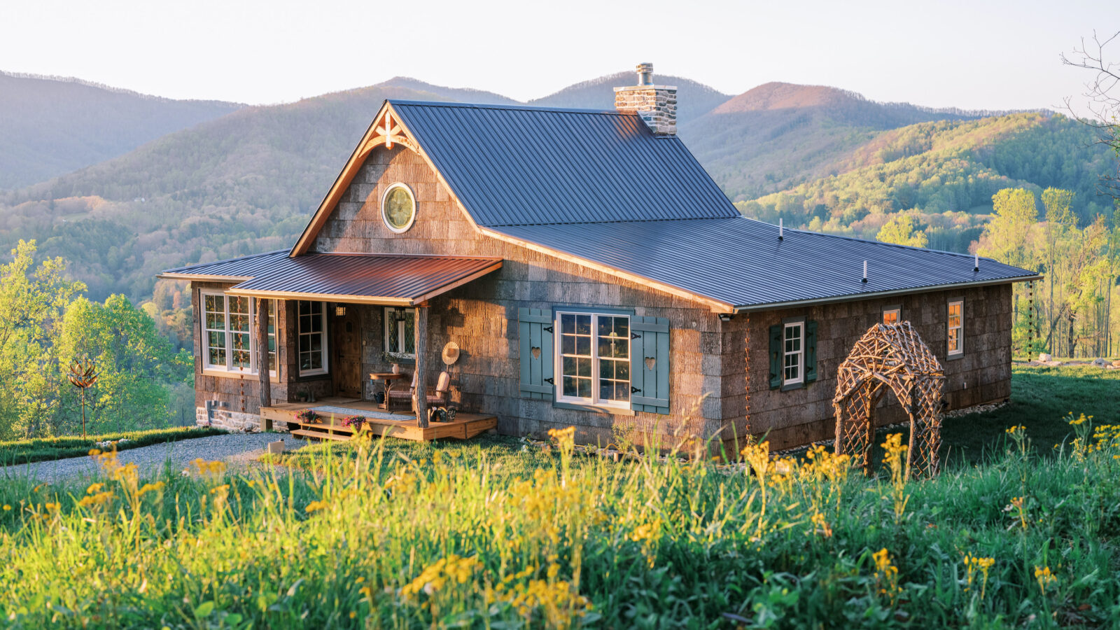 A mountain house