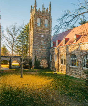 Fall leaves at the campus of Sewanee