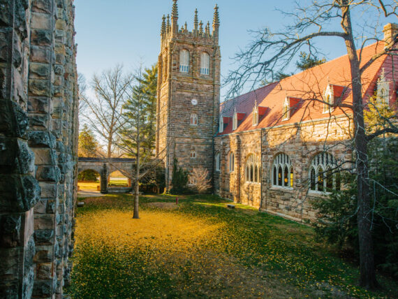 Fall leaves at the campus of Sewanee
