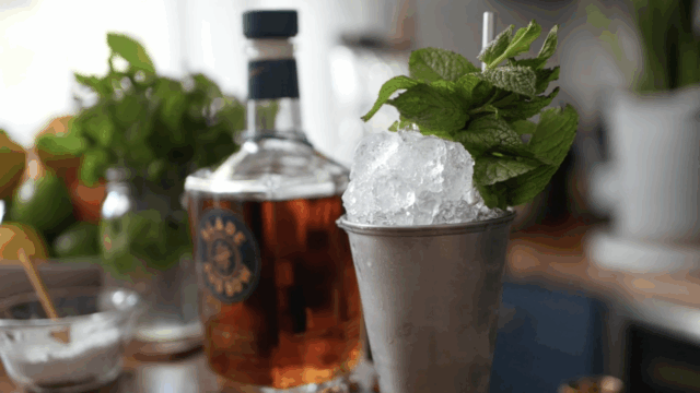 A mint julep
