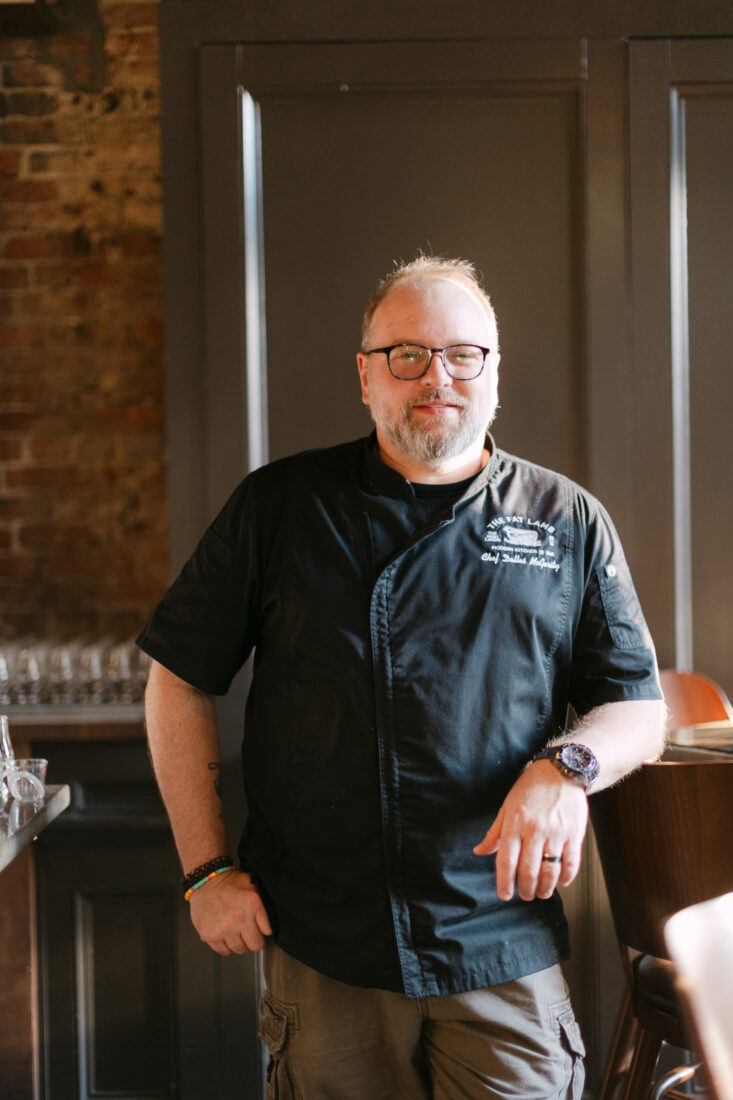 Chef McGarity of The Fat Lamb in Louisville.