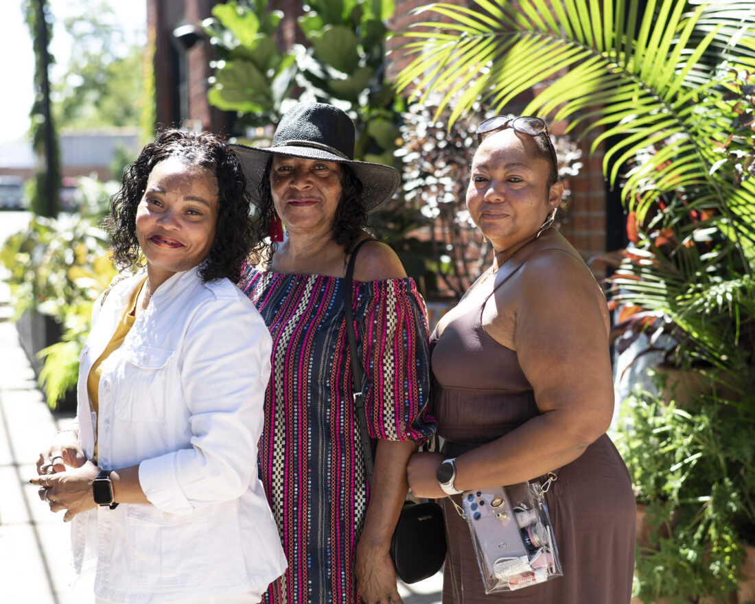 Sarah Lockhart, Kathy Hill, and Shalanda Snowden.