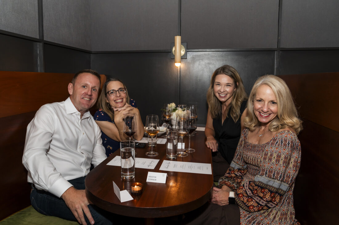 From left: Rich and Susie Boustead, Jenn Hurley, and Kristin Connor. 