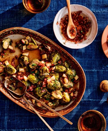 Brussels sprout and apple salad