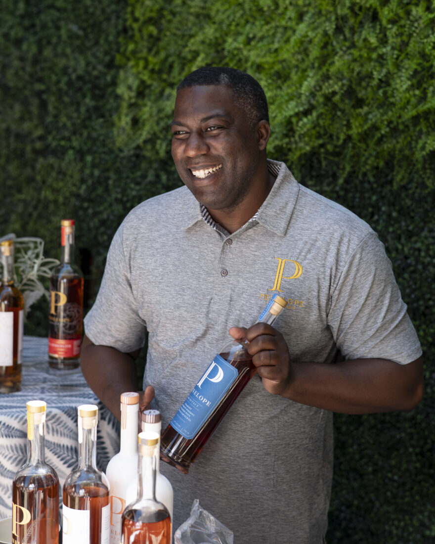 Matt Walker, Penelope Bourbon brand ambassador, offers tastings of the brand’s vast portfolio of bourbons.