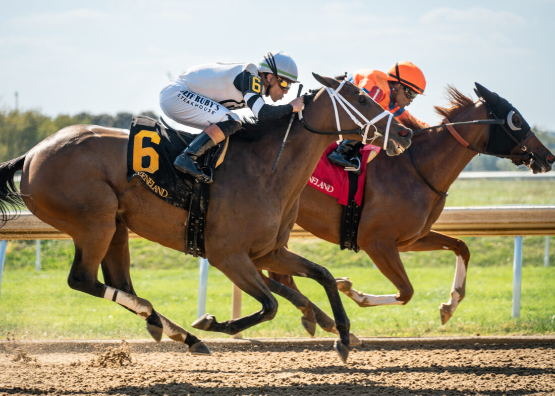 A photo finish to cap off a beautiful day.