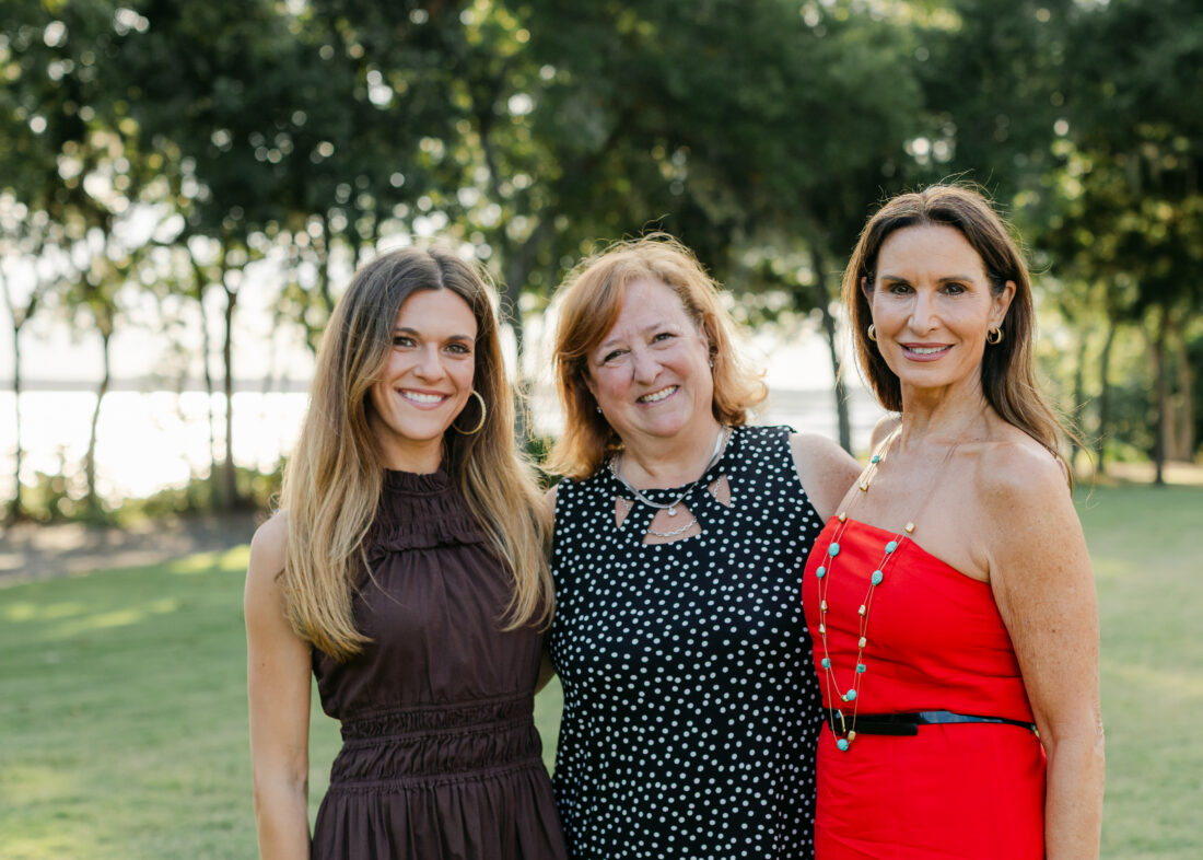From left: Amelia Island’s Madison Josza, PR and social media manager; Karen Hadley, director of marketing; and G&G’s Maria Coyne, account director. 