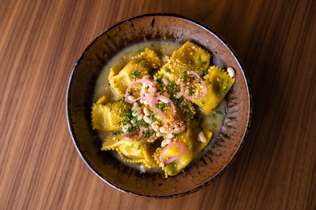pork and bean pasta