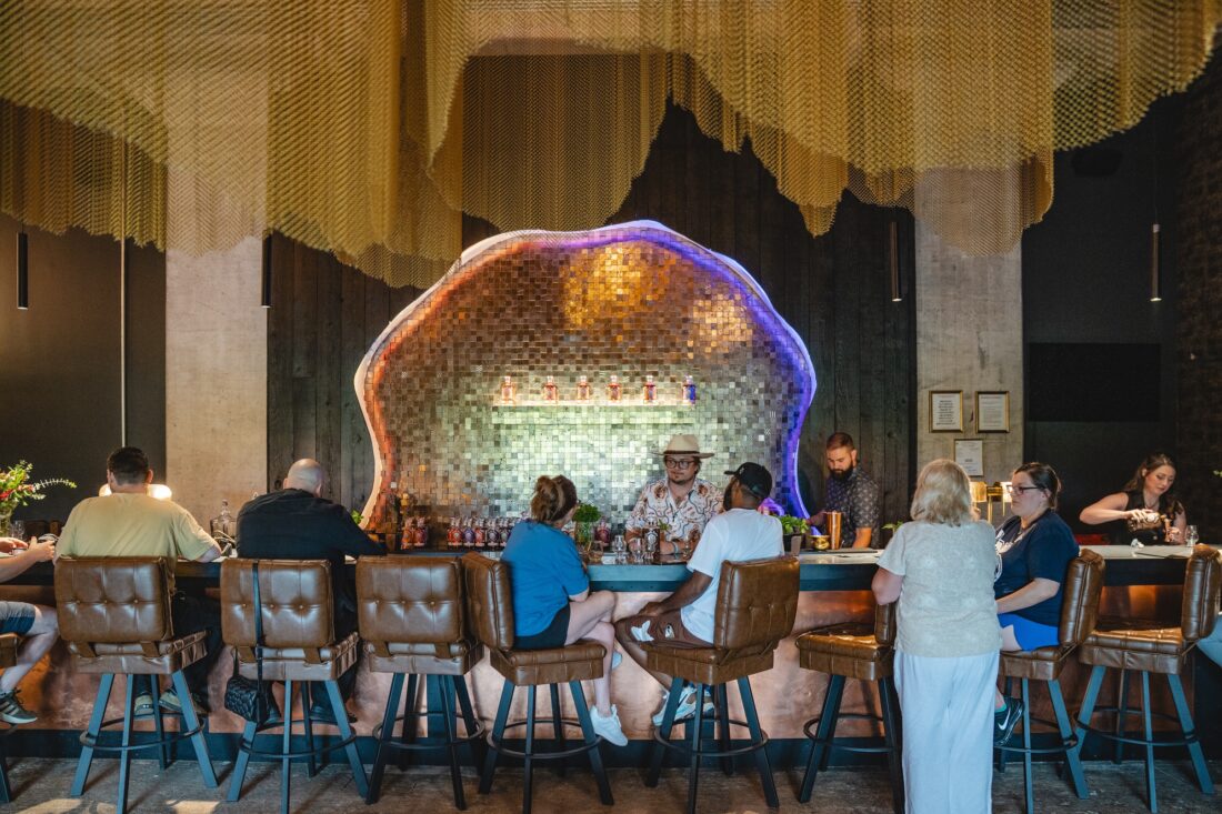 a tasting bar