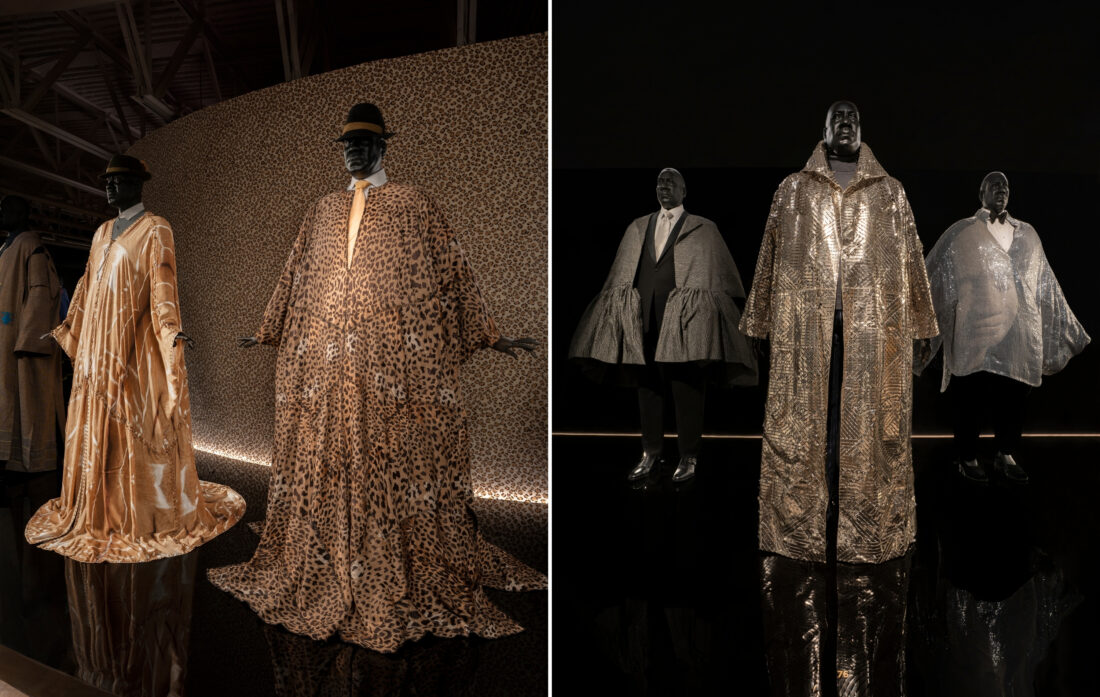 clothes on mannequins