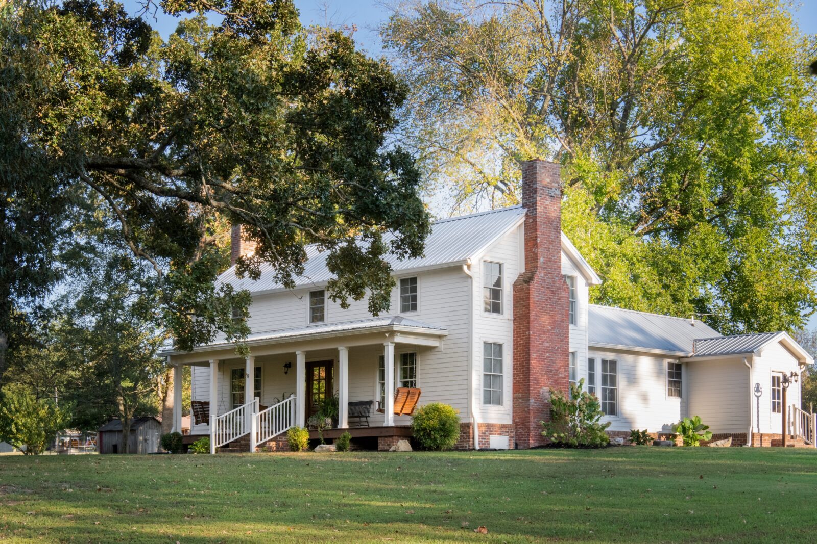 a farmhouse
