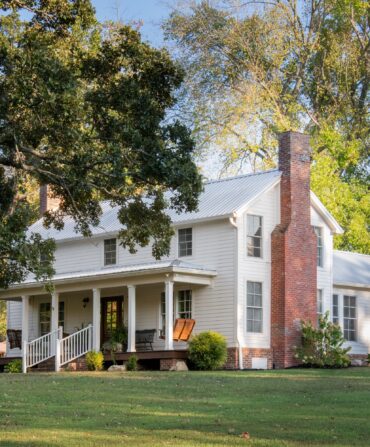 a farmhouse