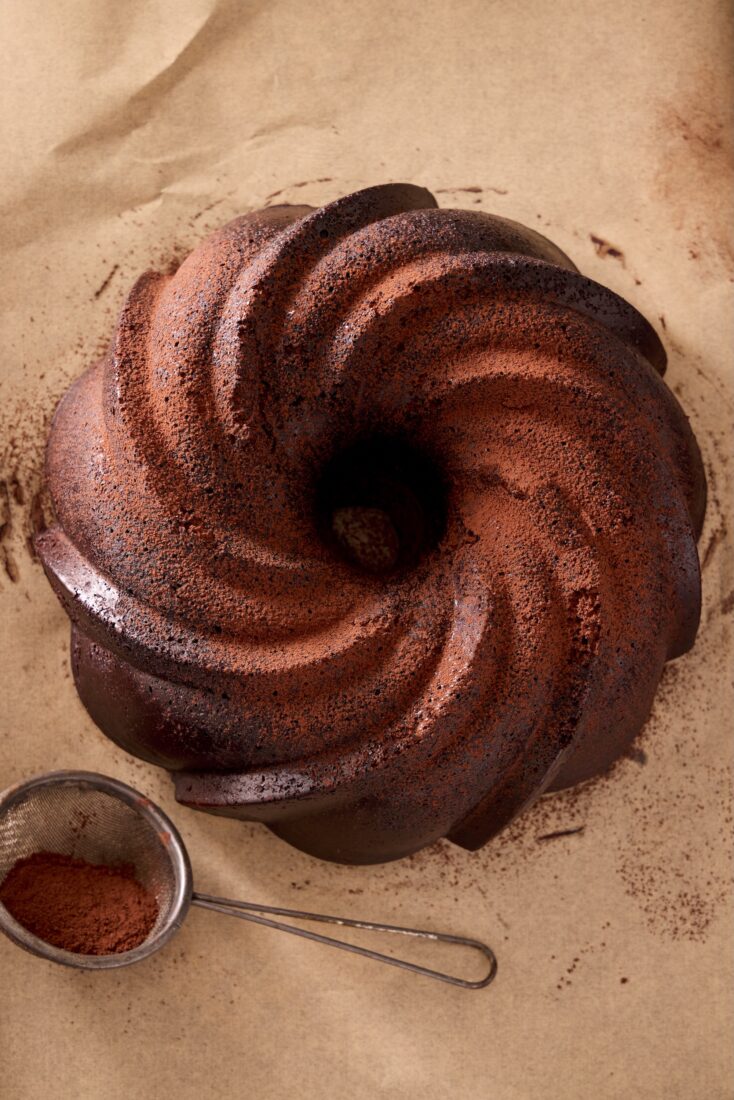 A bundt cake