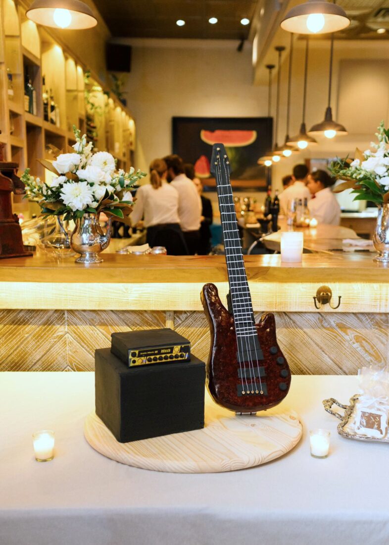 a guitar cake