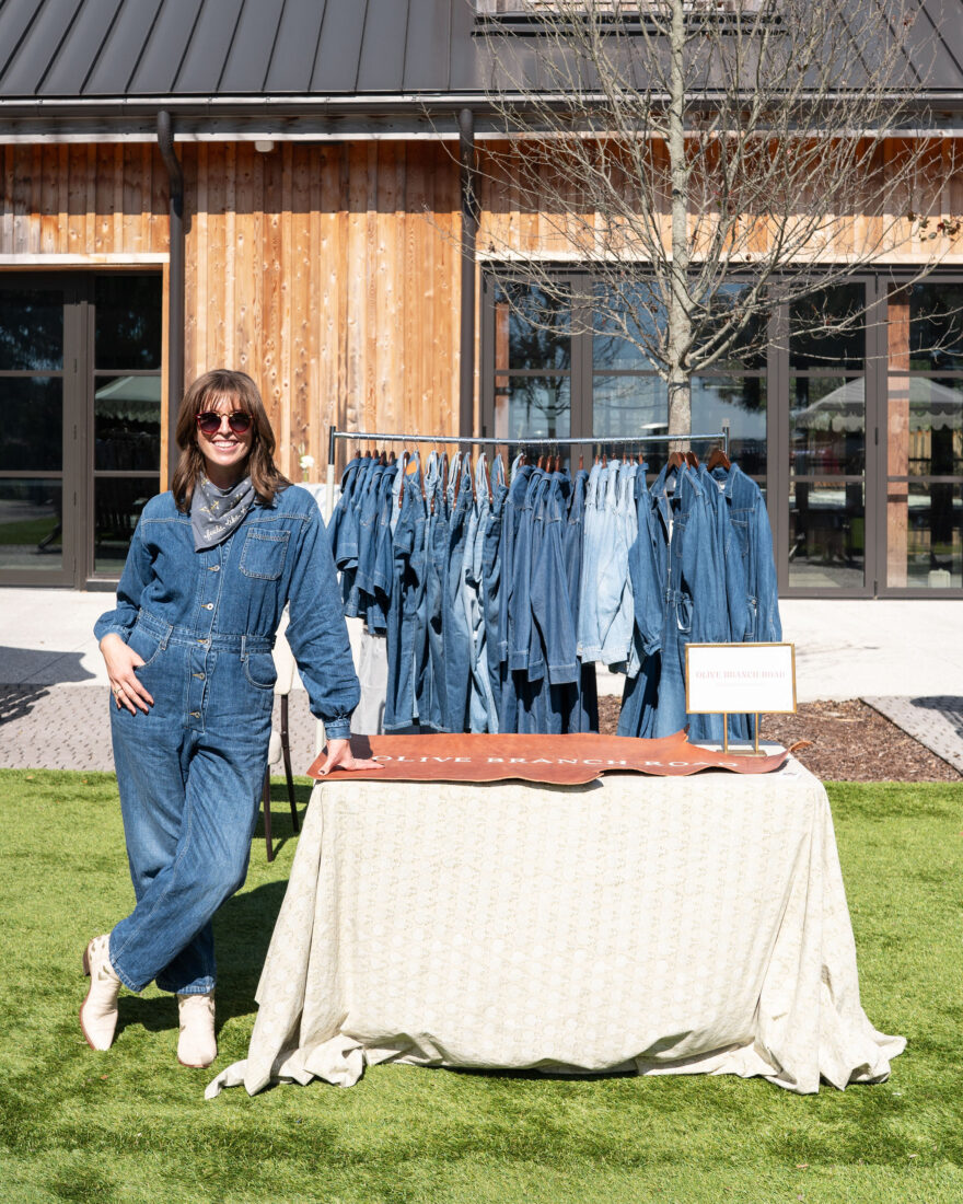 Ashley Sauls Worley with Olive Brand Road.