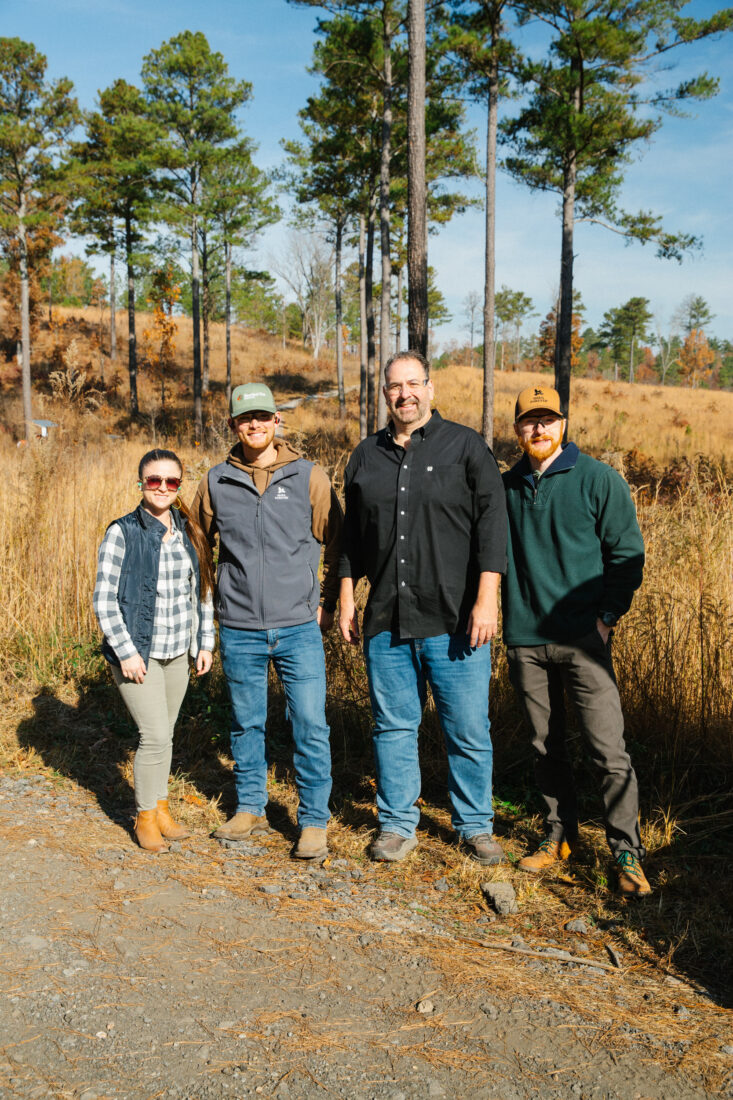 From left: Miranda Gulsby, Justin Smallwood, Christopher Croy, Swanny Evans.