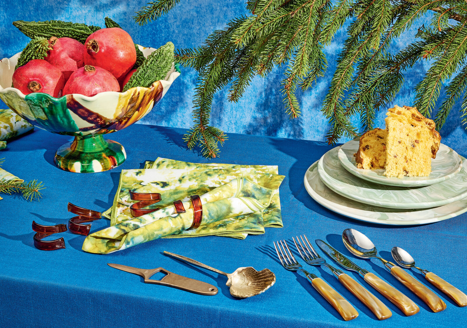 A tablescape spread